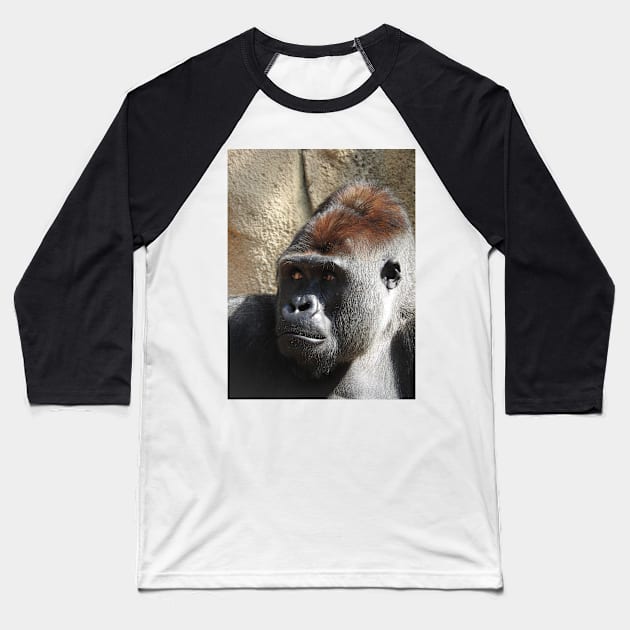 Gorilla Baseball T-Shirt by kirstybush